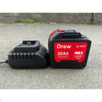 {HOẢ TỐC} Pin 20 Cell DREW Plus Mạch 8 Mosfet, Chống Ngắt Tải, Vỏ Nhựa Abs Chống Sốc Dùng -