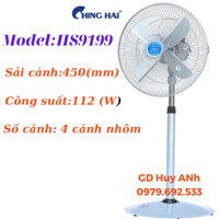 [Hoả tốc] Quạt cây ChingHai HS9199, cánh kim loại 450, quạt cây công nghiệp Đài Loan- Huy Anh