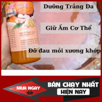 (Hỏa tốc) Rượu Gừng Nghệ Gấc Hạ Thổ hanmade dùng cho body