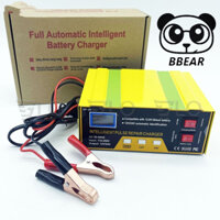 [Hỏa Tốc] Sạc Bình Ắc Quy 12V-24V 180W Xe Máy Tự Ngắt, Bộ Nạp Kích Cả Bình Khô, Nước, Lithium Xe Máy, Xe Điện, Xe Hơi