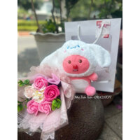 Hỏa tốc-Set quà tặng gấu bông kèm hoa