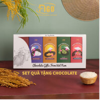 [HỎA TỐC] Set Quà tặng Nón lá Truyền thống cao cấp Mix 5 vị socola FIGO, Quà tặng doanh nghiệp, sinh nhật, Lễ, Kỉ niệm