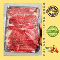[HỎA TỐC SG] Lõi vai bò Mỹ cắt mỏng trải (Top Blade) - thịt bò cao cấp mềm ngon nướng lẩu 500g