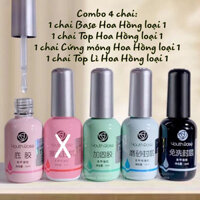 [Hoả tốc] Sơn Base liên kết - Top siêu bóng set VERY GOOD NAIL tách lẻ chai của set 60 Màu Hộp Hồng Hàn Quốc