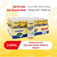 [HOẢ TỐC] Sữa Đậu Nành TRIBECO TRISOY lon 240ml (Thùng 30 lon) (Date xa)