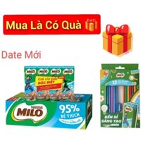 (Hoả Tốc) Sữa Milo Lúa Mạch Ít Đường 180ML Thơm Ngon Bổ Dưỡng (48hộp x 180ML) DATE MỚI