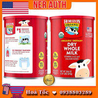 (Hoả Tốc) Sữa tươi hữu cơ nguyên kem dạng bột Horizon Organic Dry Whole Milk 870g Của Mỹ