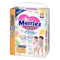 [Hỏa Tốc] Tã Merries Nội Địa Nhật Jumbo Quần Size XL50 Nhật Bản Cho Bé