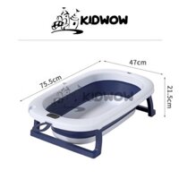 HỎA TỐC Thau tắm gấp gọn cho bé sơ sinh chính hãng