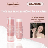 (HOẢ TỐC ) Thỏi Kem Bắt Sáng GRACE BABI End Water Light Stick