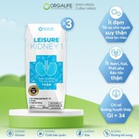 [Hỏa tốc] Thực phẩm ddưỡng y học Leisure Kidney 1 dành cho người bệnh thận giảm protein 3 hộp 250ml