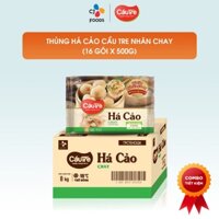 [Hỏa tốc] Thùng 16 gói Bánh Há cảo Chay Cầu Tre 500g (Thực phẩm chay)