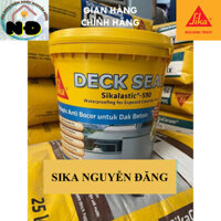 [Hỏa Tốc] Thùng 20kg Sikalastic 590 Chống Thấm Sân Thượng Không Đục Gạch Siêu Đàn Hồi Lộ Thiên Kháng UV