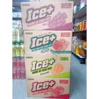 [HOẢ TỐC] THÙNG 24 CHAI NƯỚC TRÁI CÂY ICE+ HƯƠNG ĐÀO/NHO/TÁO KIWI/DƯA LƯỚI 490ML
