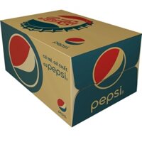 {Hỏa tốc} (Thùng 24 chai) Pepsi Cola vị Nguyên bản (390ml)