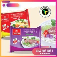 [Hỏa tốc] Thùng 30 gói phở Bò/Gà Vifon ăn liền cực ngon date mới liên tục loại 65g