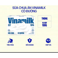 [hỏa tốc] thùng 48 hộp sữa chua Vinamilk có đường