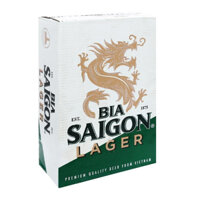 (Hỏa tốc) Thùng bia Saigon Lager 330ml x 24 lon