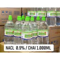 [Hoả Tốc] Thùng nước muối sinh lý Vĩnh Phúc 1000ml - 12 Chai