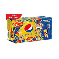(Hoả tốc) Thùng nước ngọt có ga Pepsi hàng chuẩn có mẫu Tết