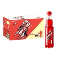 [HOẢ TỐC] Thùng Sting Dâu Chai Nhựa 330ml (Thùng 24 chai )