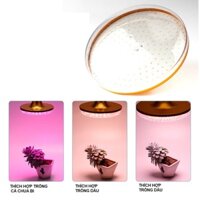 [Hỏa Tốc TPHCM] Bóng Đèn Led Đĩa Bay 36W Ánh Sáng MÀU HỒNG Quang Hợp Trồng Cây , Trồng Hoa , Nhà Kính Decor 220V