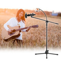 [Hỏa Tốc TPHCM] Chân Đế Micro Boom Mic Stand Đứng Có Kẹp Điện Thoại Máy tính bảng Pad Tăng Giảm Chiều Cao