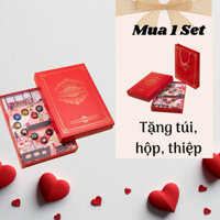 (HỎA TỐC TPHCM) Hộp quà tặng mùng 8-3, Hộp quà socola Valentine Chocolate cao cấp 12 viên [KÈM THIỆP + TÚI]
