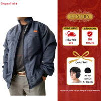 [Hỏa Tốc Trong Ngày] Áo khoác Kaki nam trung niên lót lông mùa đông ấm áp  2 màu đen xanh than thương Hiệu sty - AK05