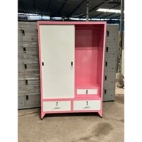 [Hỏa Tốc] Tủ quần áo cánh lùa phối kính sơn tĩnh điện tủ quần áo cao cấp