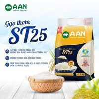Hỏa tốc túi 5 kg gạo dẻo St25 A An Tân Long