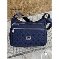 Hỏa tốc Túi đeo chéo nữ, túi xách nữ vải dù chống nước nhiều ngăn form hộp ngang tiện dụng thời trang trung niên đẹp 713