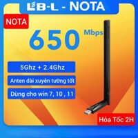 [Hỏa Tốc] USB WiFi LBLink 5G 650Mb - thu WiFi 5G hút Wifi 5G cho Laptop PC làm việc văn phòng lướt web LB Link