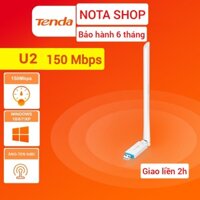 [Hỏa Tốc] USB WiFi Tenda U2 150Mb 2.4G - U10 5G 600Mb hút sóng kích WiFi cho PC máy bàn chơi gaming làm việc