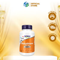 [HOẢ TỐC] Viên uống giải độc gan trắng da  Now Glutathione 500 mg, Hỗ trợ sức khỏe, USA, Hộp 60 viên