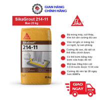 [Hỏa Tốc] Vữa Rót Cường Độ Cao SikaGrout 214-11 Không Co Ngót Bao 25kg Sika - Điện nước Minh Lý