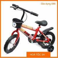 [Hỏa Tốc] Xe đạp trẻ em từ 2-5 tuổi, Xe đạp 4 bánh cho bé 12inch