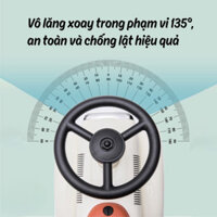Hỏa Tốc 🔥Xe lắc cho bé, Xe chòi chân trẻ em hình ô tô có tựa lựng phát nhạc đèn sinh động GIAHUYKHOSI