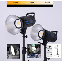 (HỎA TỐC)BỘ ĐÈN STUDIO LED ET-300S V2 CÔNG SUẤT 300W CHỈNH MÀU (3200-5600K) KÈM SOFTBOX
