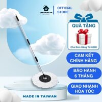 [Hỏa Tốc](COMBO) 1 CÂY LAU NHÀ CÔNG NGHIỆP 360 OMEGA MOP PLUS + 1 BÔNG LAU OMEGA MOP PLUS ĐÀI LOAN