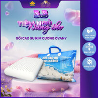 [Hoả tốc][Freeship] [HÀNG CHÍNH HÃNG] Gối cao su Kim Cương Ovany kích thước 40x60 giá rẻ nhất