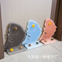 【Hoả Tốc】KKPETS Tường Mèo Tự Groomer Có Thể Tháo Rời Thân Thiện Với Da Hình Cá Cọ xát Bài Góc Mặt với Catnip Bell