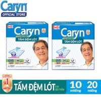 [HOẢ TỐC]Tấm Đệm Lót Caryn Siêu Thấm 10 Miếng/20 Miếng Bảo Vệ Chống Trào