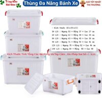 {Hoả Tốc}🌱Thùng Nhựa Đa Năng Có Bánh Xe 30L - 60L - 80L - 90L - 140L Hiệp Thành🌱 Tổng Kho Sài Gòn 1 🌱