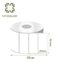 [Hỏa tốc][Toàn quốc] DECAL THƯỜNG 80x40mm IN MÃ VẠCH, IN TEM CUỘN 50m