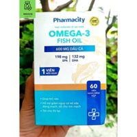 (hoả tốc)Viên uống dầu cá Omega 3 Fish Oil Pharmacity