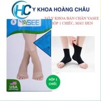 [Hỏa tốc]Vớ  Bàn Chân, Gót Chân Yasee (Màu Đen, Hở Ngón) (Hộp 1 Chiếc) | Tất Suy Giãn Tĩnh Mạch| Vớ  Y Khoa