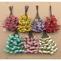 HOA TRÀ GẠO cổ 60cm - Hoa Trà Xốp - Trang trí decor, phòng khách