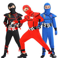Hóa Trang Halloween Trẻ Em Ninja Trang Phục Cơ Trang Phục Samurai Ninja Trẻ Em Ninja Trang Phục