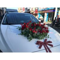 Hoa trang trí xe hoa - Xe cưới